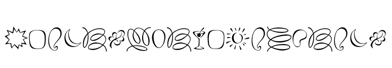 Fontesque-Ornaments font preview