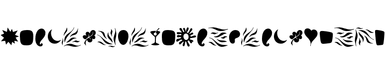 Fontesque-OrnamentsBlack font preview