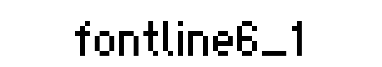 fontline6_1 font preview