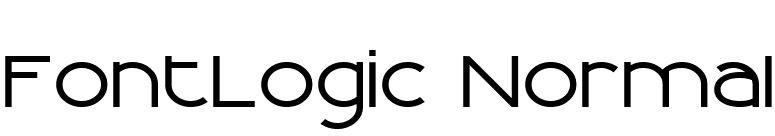 FontLogic Normal font preview