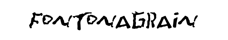 FontOnAGrain font preview