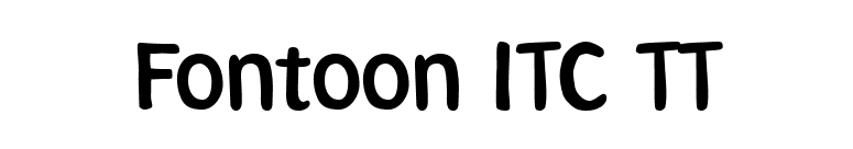 Fontoon ITC TT font preview