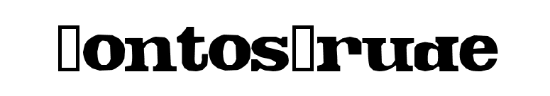 FontosCrude font preview