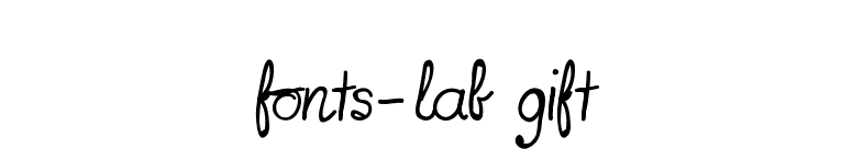 fonts-lab gift font preview