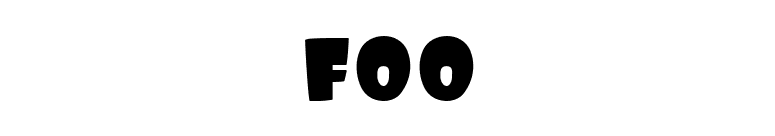 Foo font preview