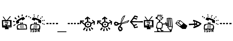 Forchetta-Figure font preview