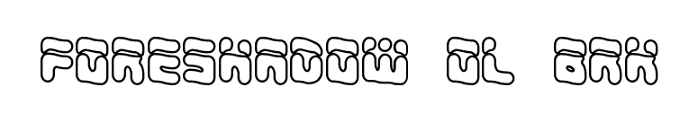 Foreshadow OL BRK font preview