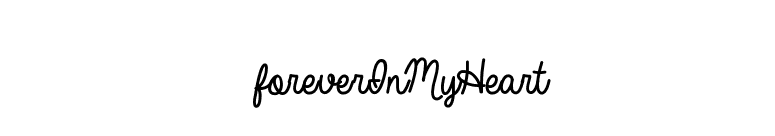 foreverInMyHeart font preview