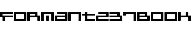 Formant237Book font preview