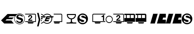 Format Pi Three SSi font preview