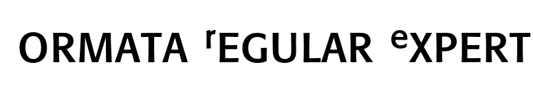 Formata Regular Expert font preview