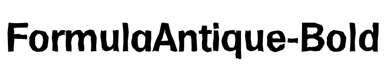 FormulaAntique-Bold font preview