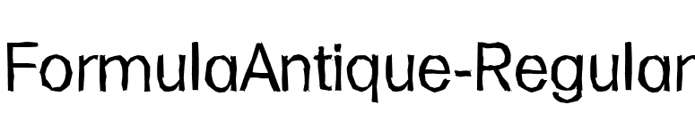 FormulaAntique-Regular font preview