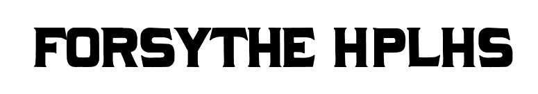 Forsythe HPLHS font preview