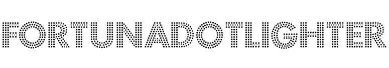 FortunaDotLighter font preview