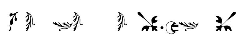 Fournier MT Ornaments font preview