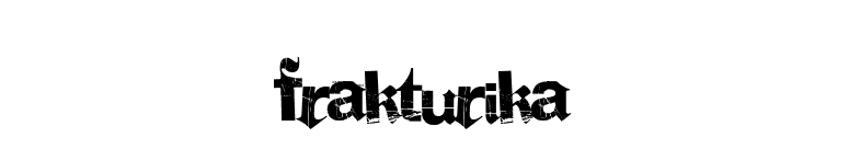 Frakturika font preview