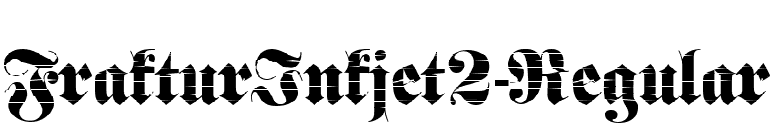 FrakturInkjet2-Regular font preview