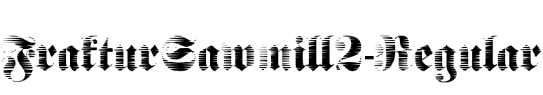 FrakturSawmill2-Regular font preview