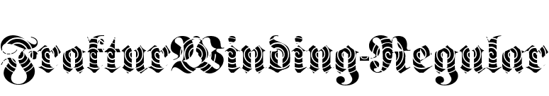 FrakturWinding-Regular font preview