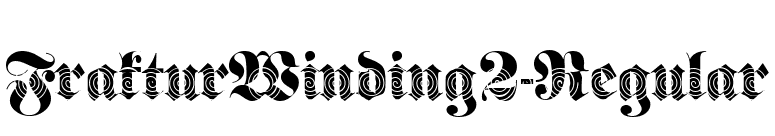 FrakturWinding2-Regular font preview