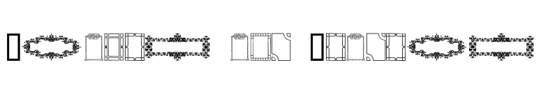 Frames and Headers font preview