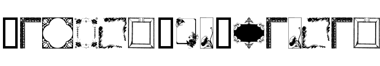 FramesAndBorders font preview
