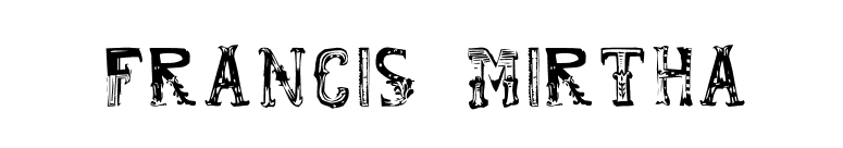 francis_mirtha font preview
