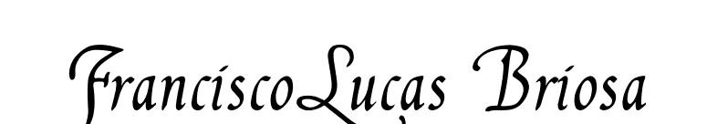 FranciscoLucas Briosa font preview