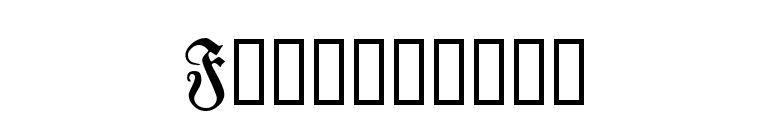 Franconian font preview