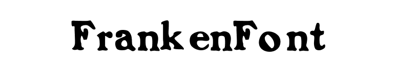 FrankenFont font preview
