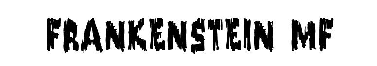 Frankenstein MF font preview