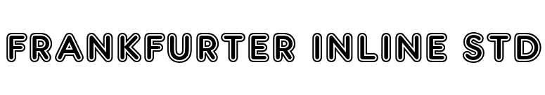 Frankfurter Inline Std font preview