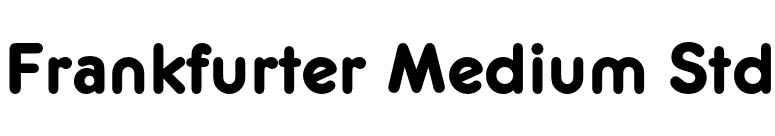 Frankfurter Medium Std font preview