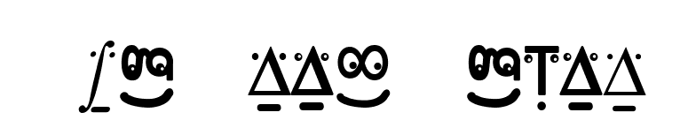 FranKleinFaces font preview