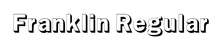 Franklin Regular font preview