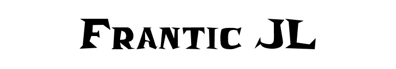 Frantic JL font preview