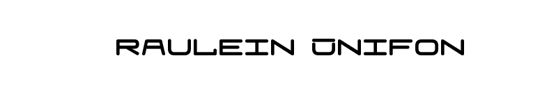 Fraulein Unifon font preview