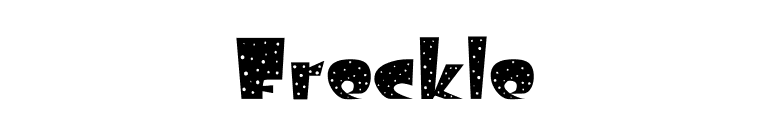 Freckle font preview
