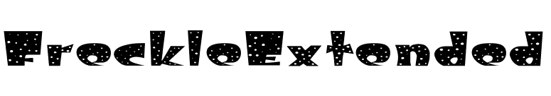 FreckleExtended font preview