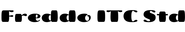 Freddo ITC Std font preview