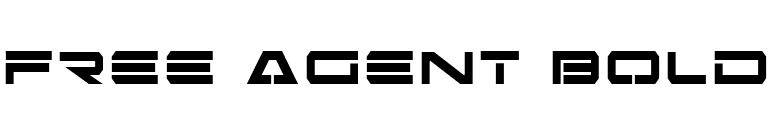 Free Agent Bold font preview
