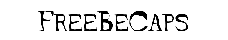 FreeBeCaps font preview