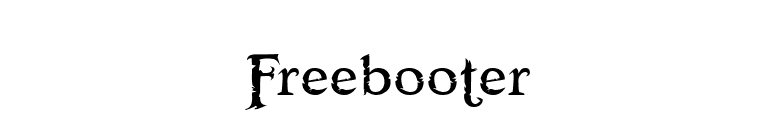 Freebooter font preview