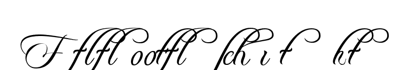 Freebooter Script - Alts font preview