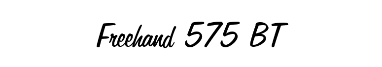 Freehand 575 BT font preview