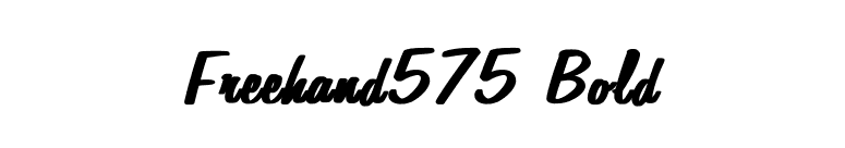 Freehand575 Bold font preview