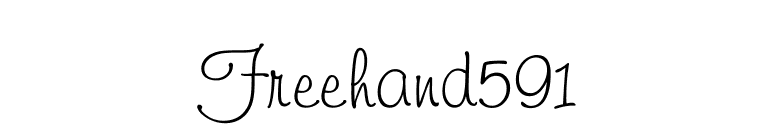 Freehand591 font preview