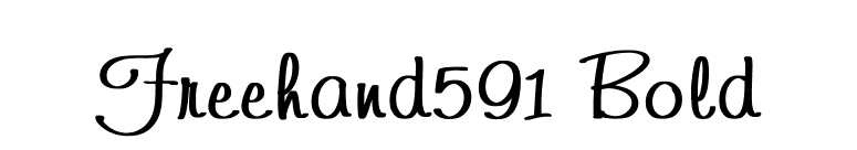 Freehand591 Bold font preview