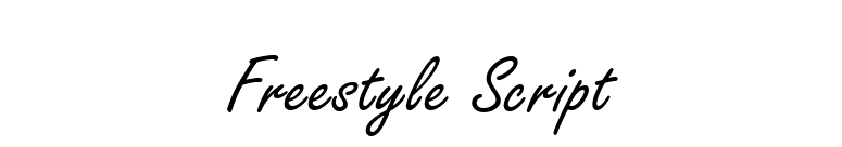Freestyle Script font preview